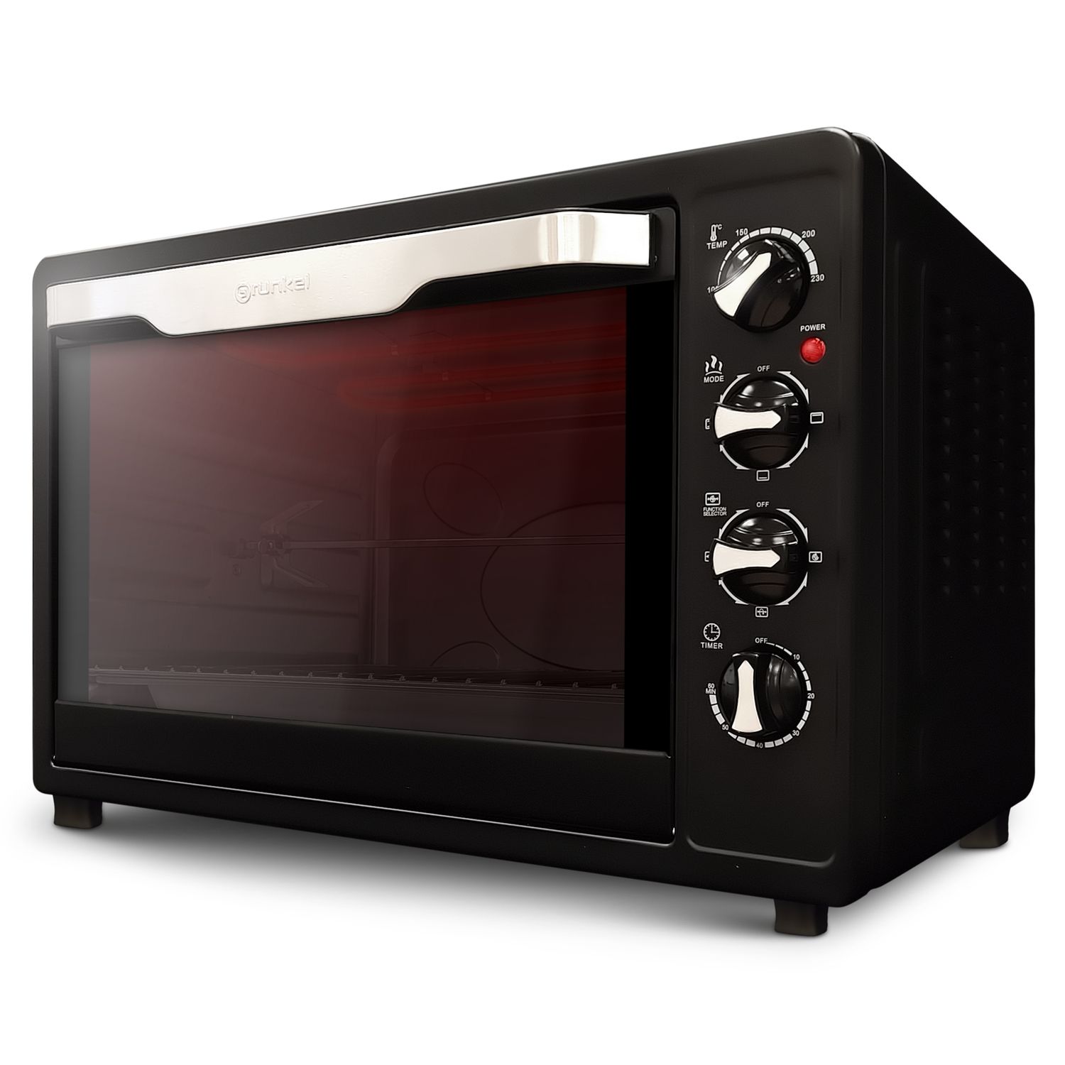 Horno Eléctrico Multifunción De Sobremesa  De 63l - Hr-63rmrrusti - 2200w - Negro
