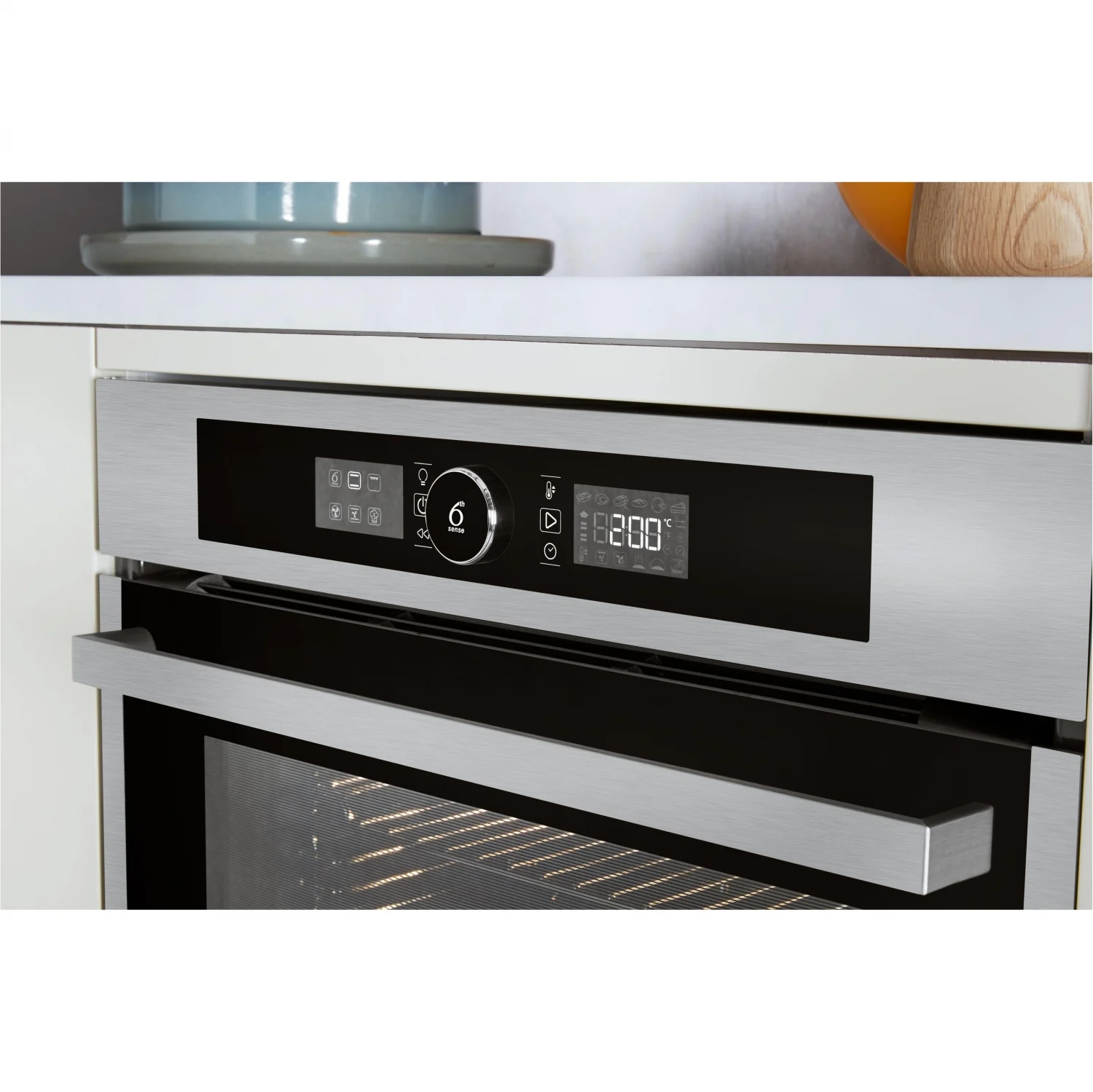 Horno Multifunción Whirlpool AKZ9797IX, 73 L, Apertura Abatible, 16 Funciones de Cocción, Eficiencia A+ - Inox