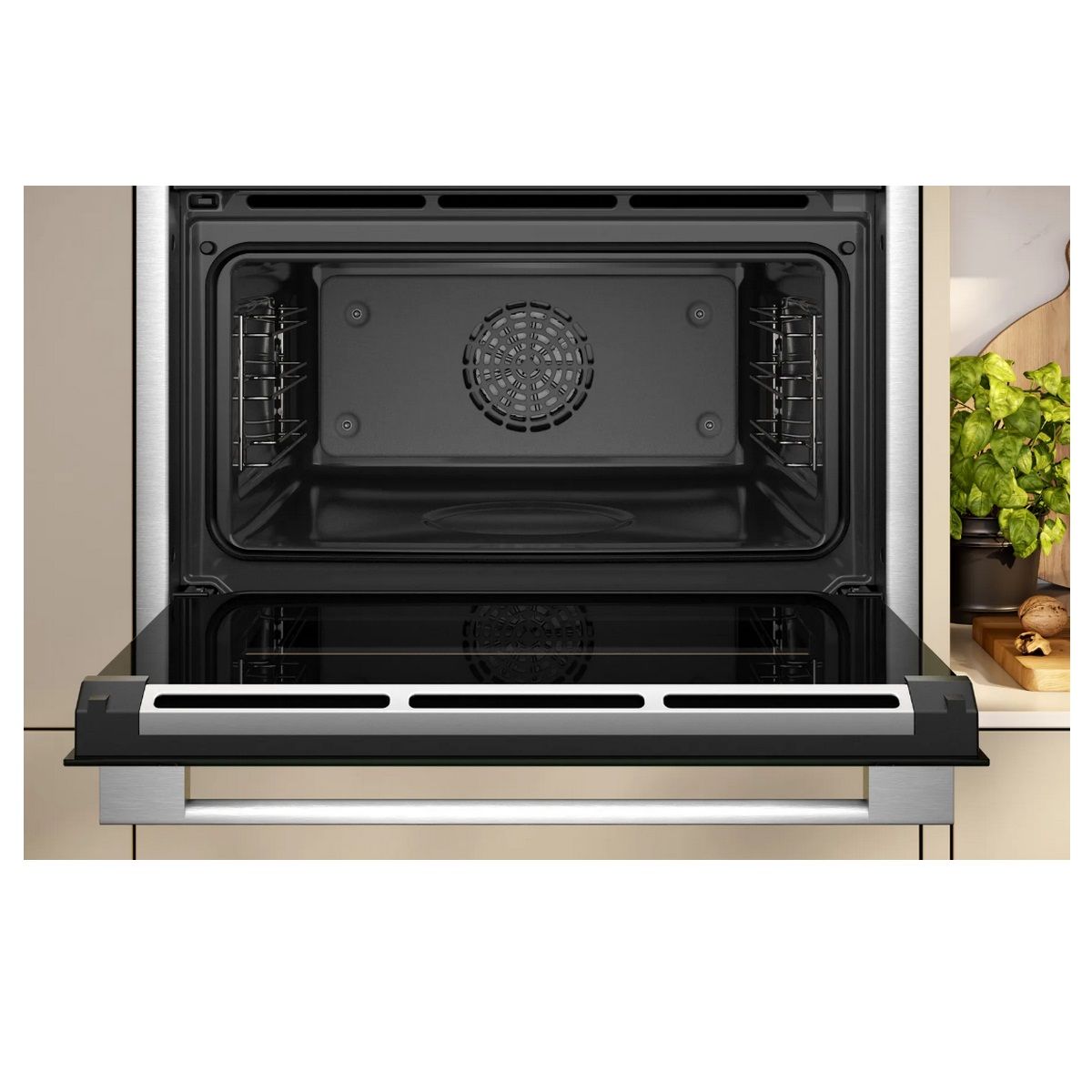 Neff Horno Combinado De Vapor Integrado 47l 60cm A+ Ecoclean Negro - C24fs31n0