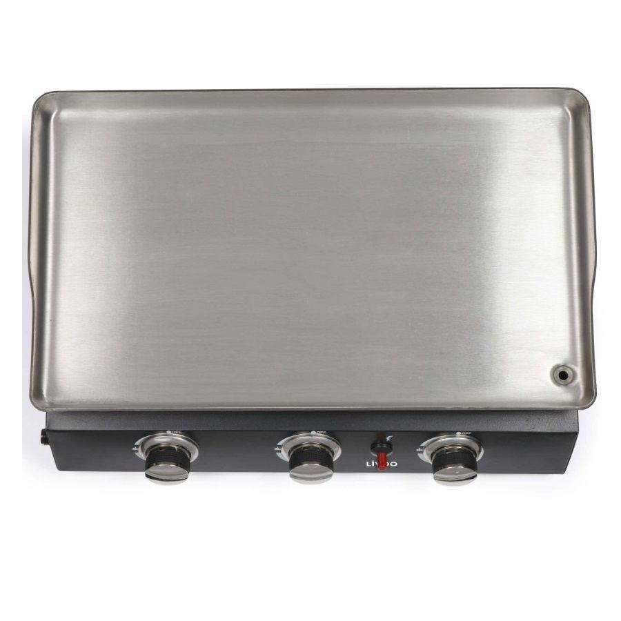 Livoo Plancha De Gas 7200w En Metal Negro. - Doc249