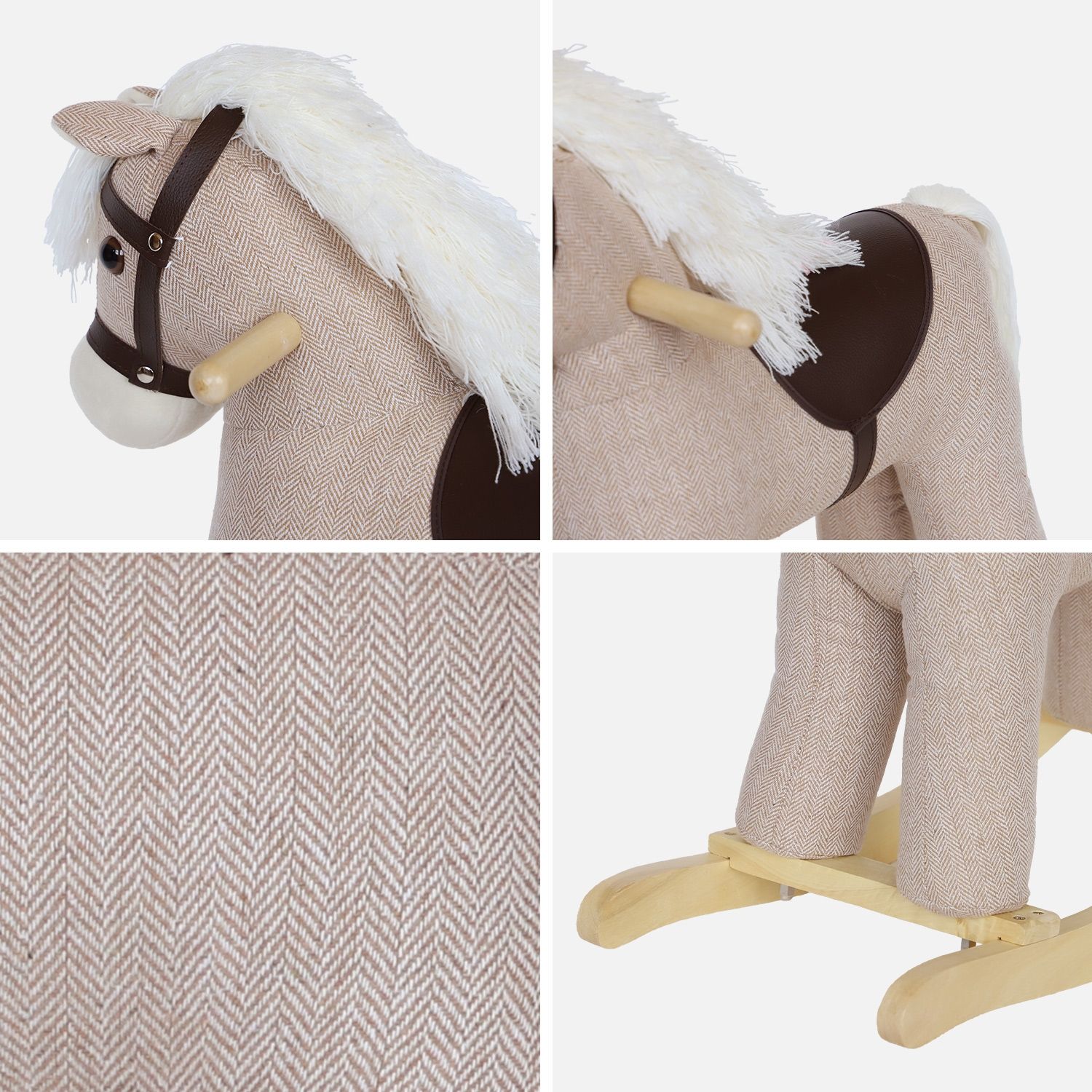 Caballo Balancín Para Niños, Marrón