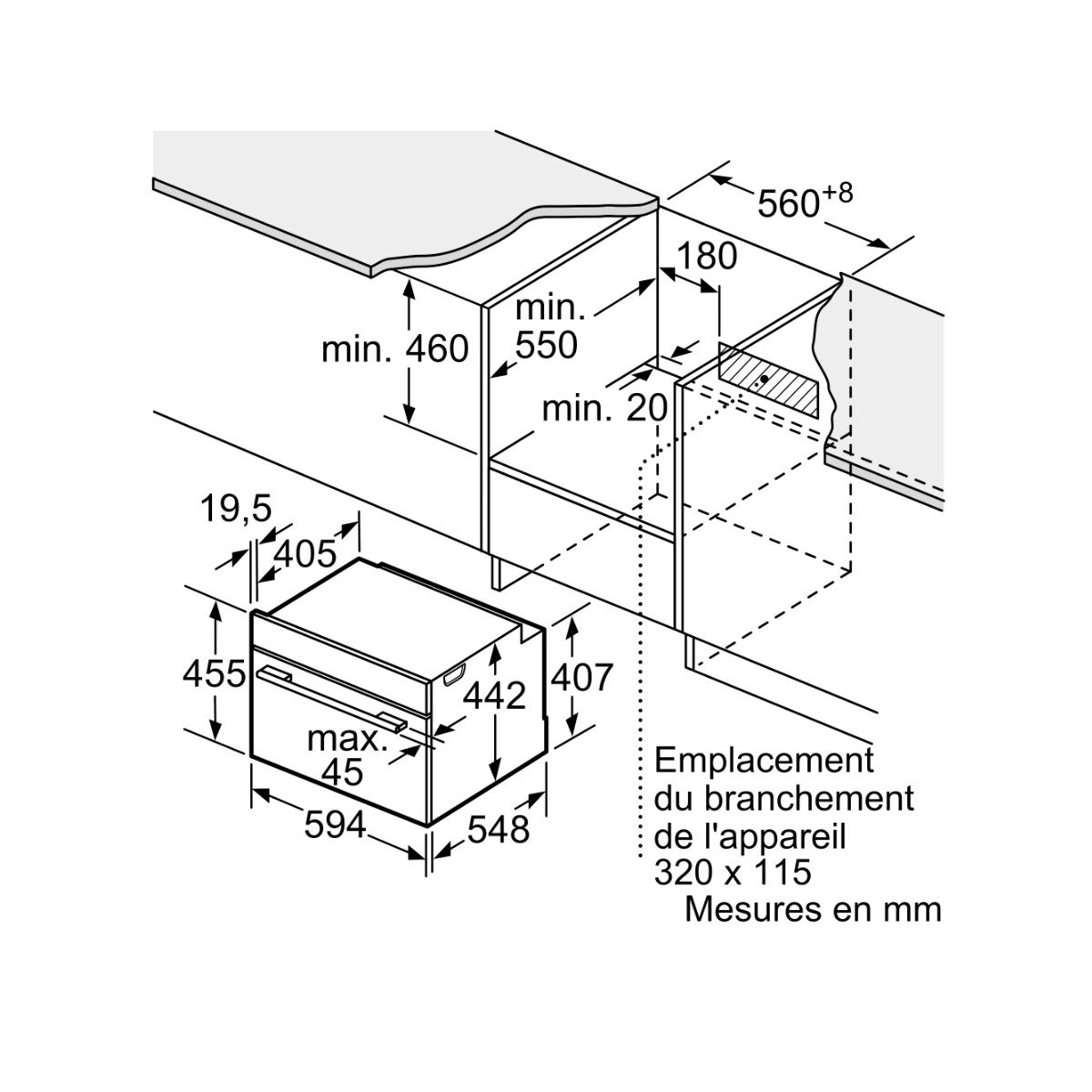 Siemens Horno Combinado Mo Integrado 45l Negro - Cm724g1b1