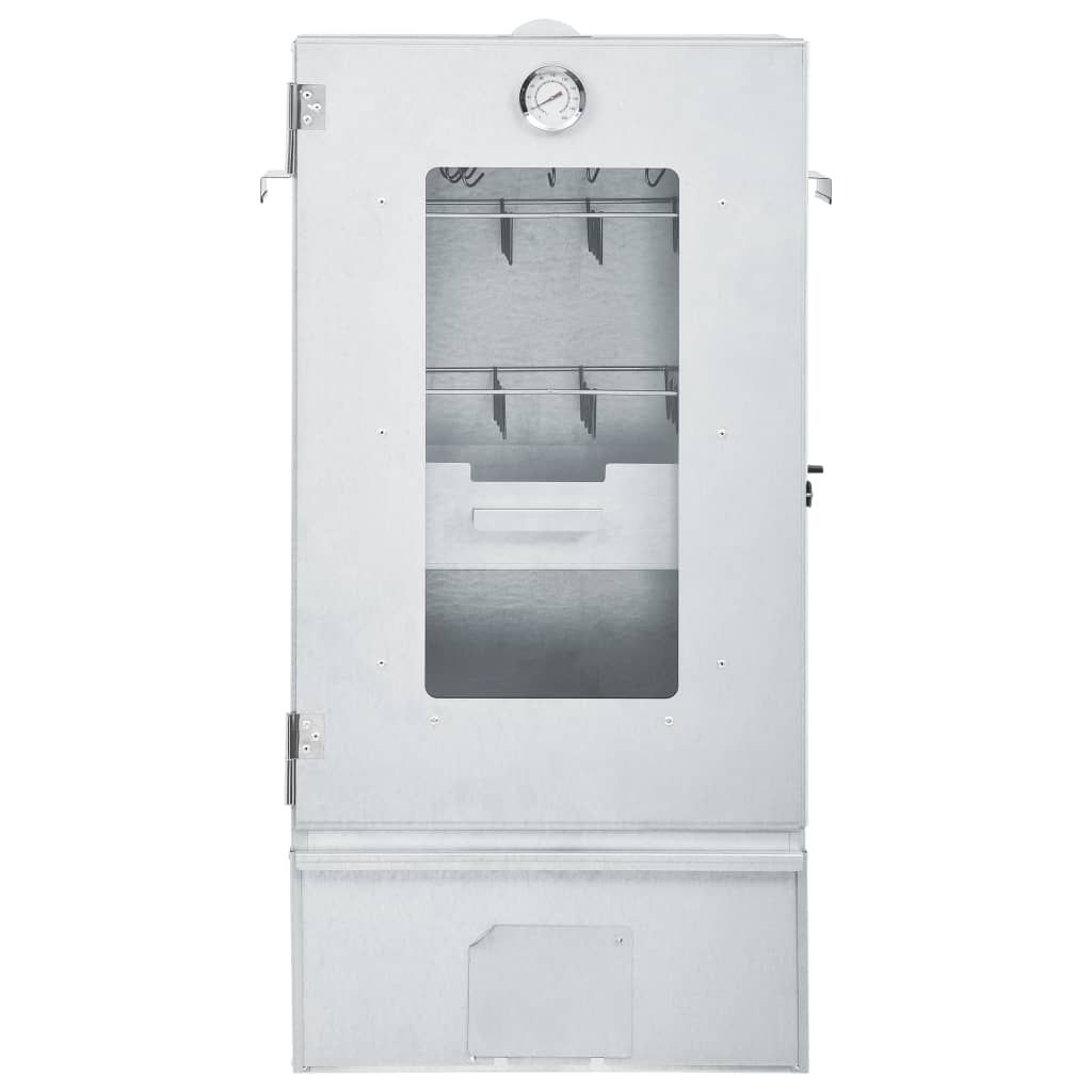 Horno Ahumador De Bbq Con Generador Humo Frío Acero Galvanizado Vidaxl