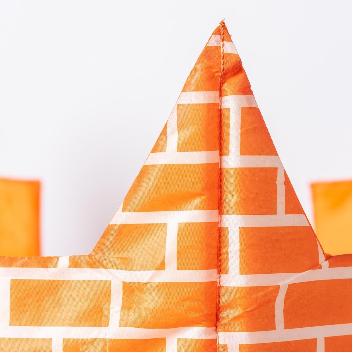 Cama Elástica Castillo Naranja - Juegos Y Juguetes Infantiles Para Niños Al Aire Libre