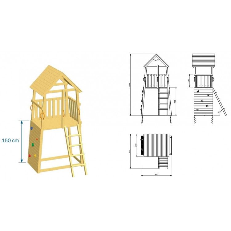 Parque Infantil Masgames Belvedere Xl