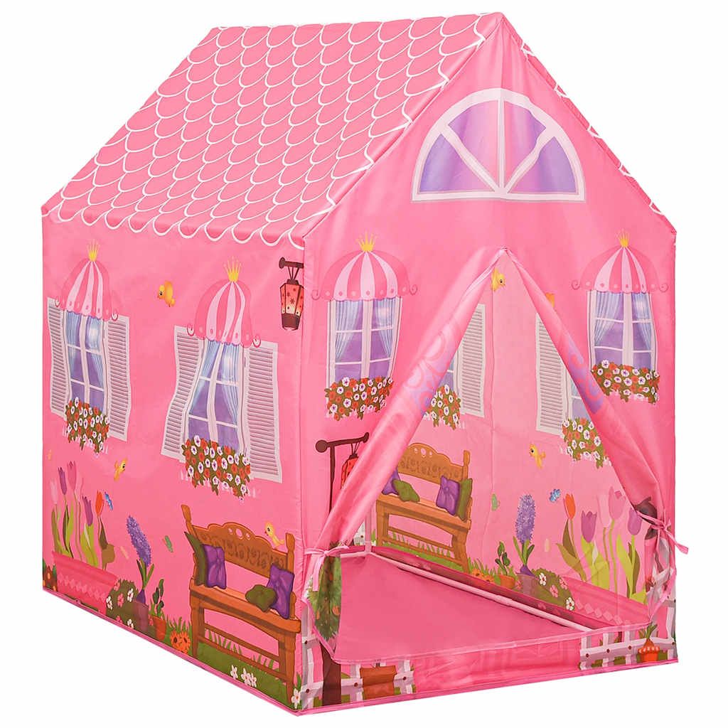 Tienda De Juegos Para Niños Rosa 69x94x104 Cm Vidaxl