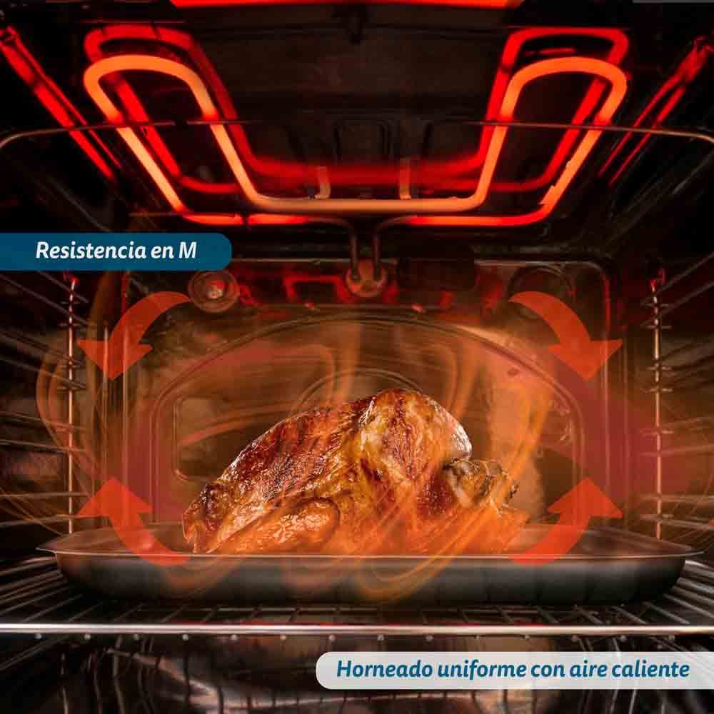 Horno Eléctrico Multifunción De Sobremesa  De 48l - Hr-48rmrusti - 2200w - Negro