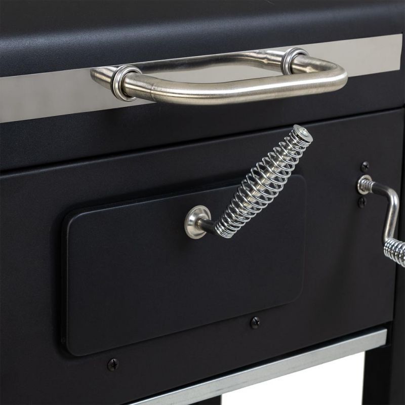 Barbacoa Carro De Metal Negro