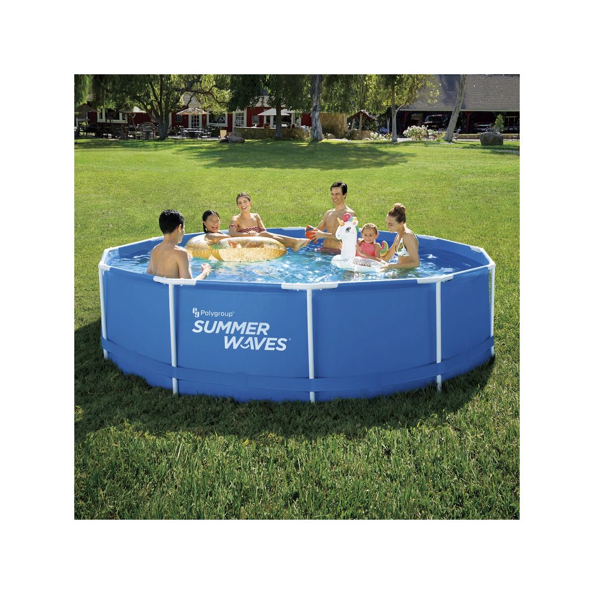 Piscina Tubular Metal - Feta - 3.66 X 0.91 M