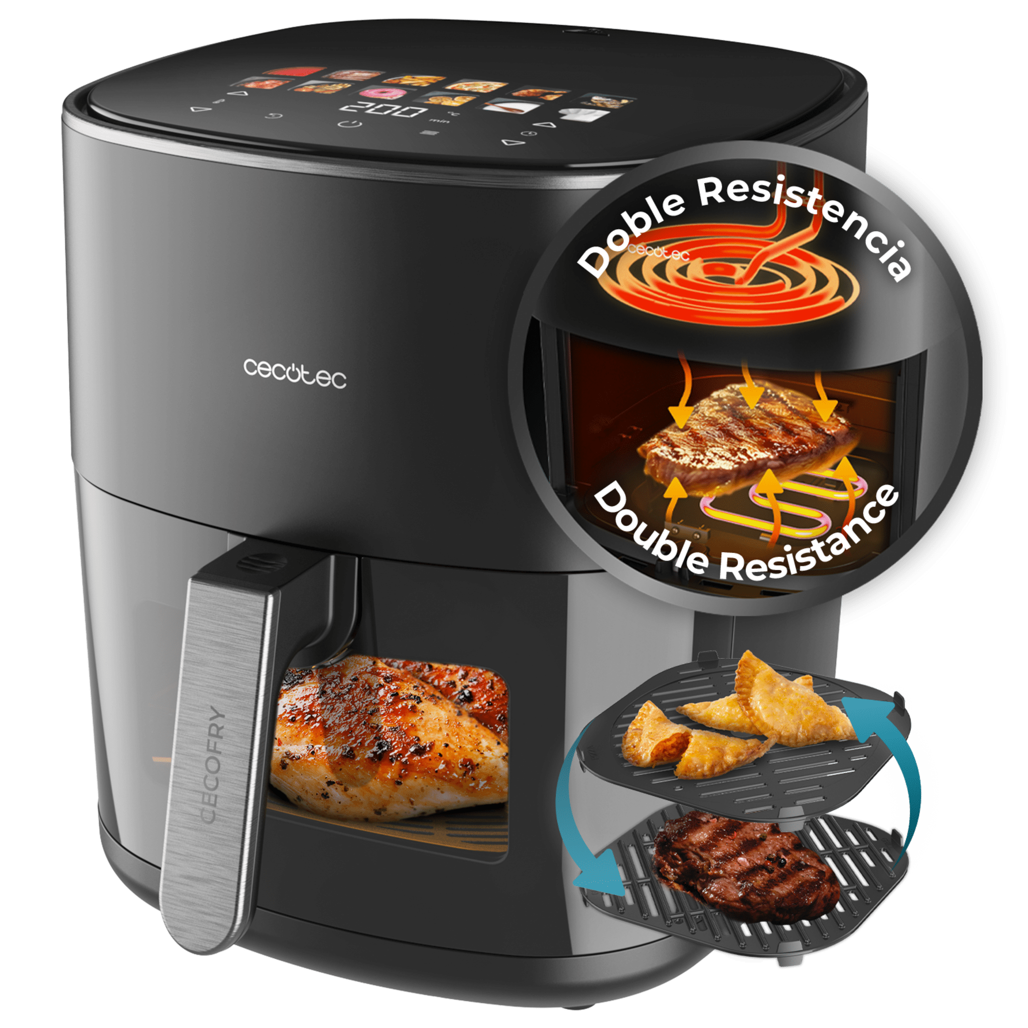 Cecofry&Grill Duoheat 8000