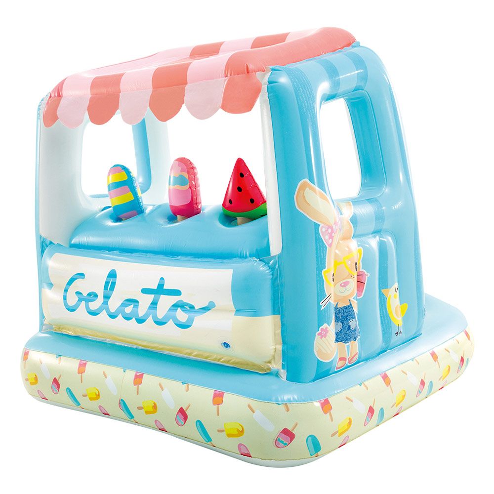 Centro De Juegos Intex Heladería Hinchable Con 3 Helados