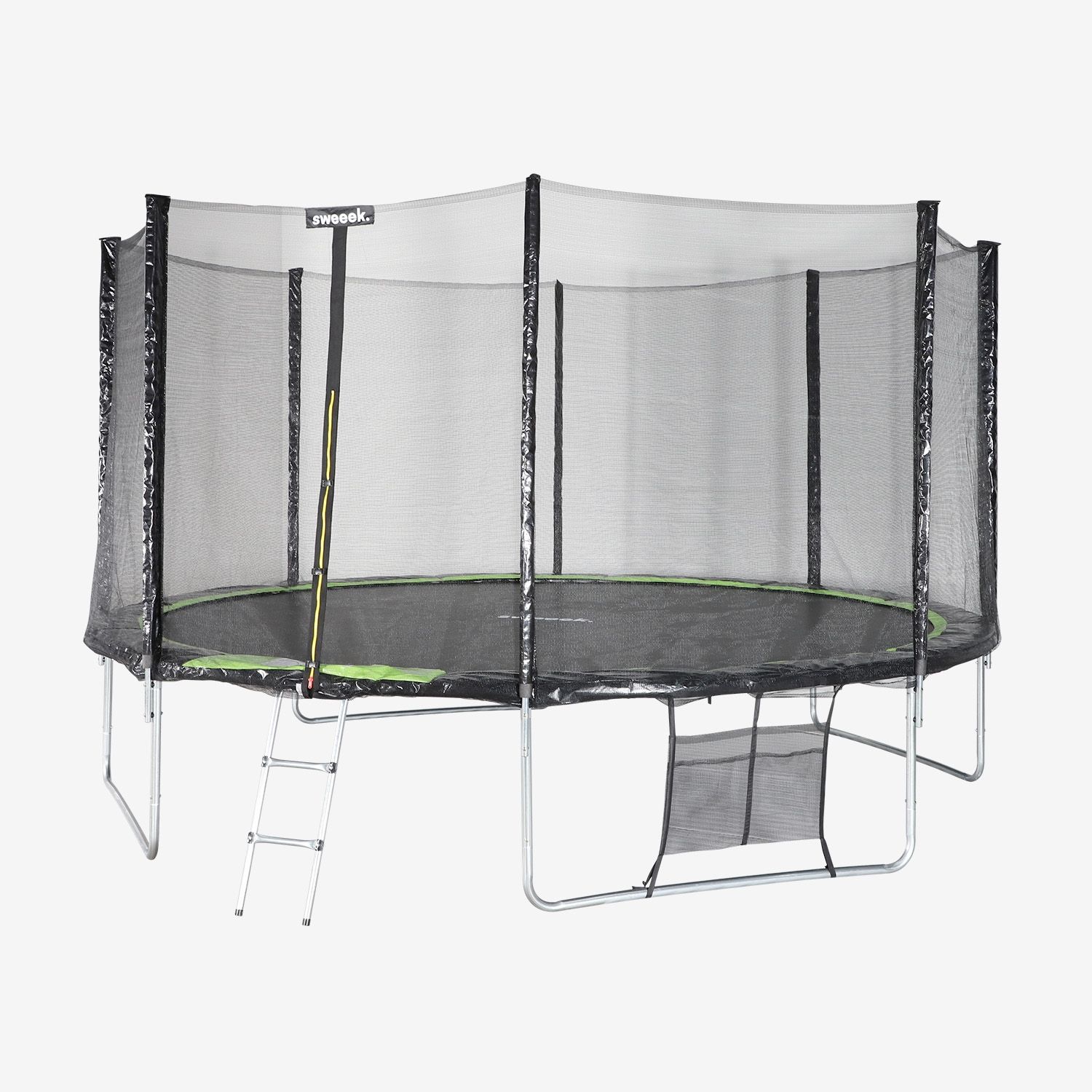 Trampolín Con Pack De Accesorios De 430cm, Verde