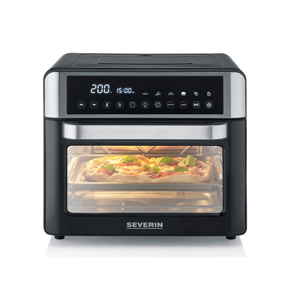 Severin - Horno Tostador Bake And Fry 2200 W  25 L To 2077 Negro