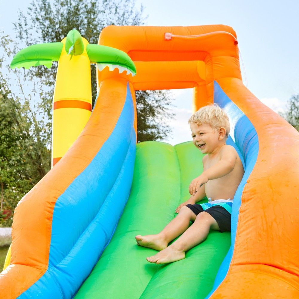 Parque Acuático Inflable Home Deluxe Vivi 300  X 400  X 225 Cm - Azul Claro