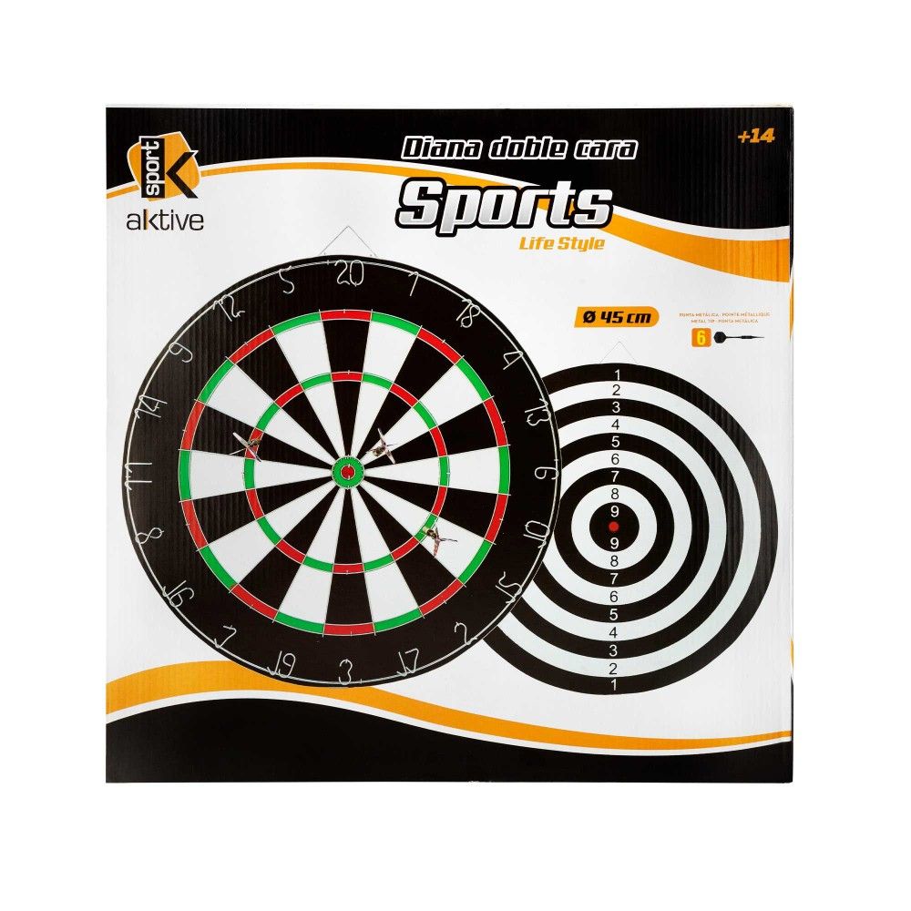 Diana 45 Cm De Diámentro Con Dardos Aktive Sport