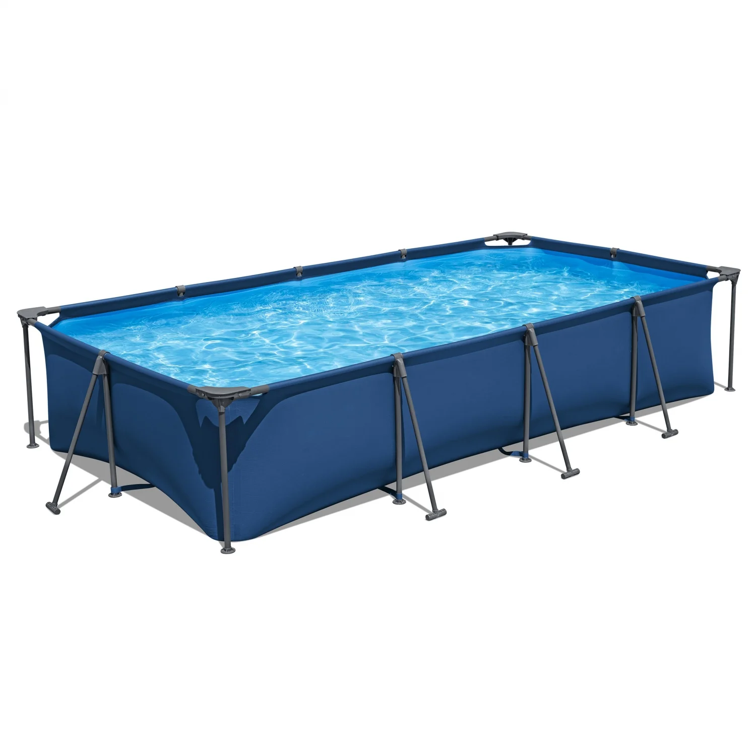 Piscina Rectangular Tubular 400x211x81 cm Puka