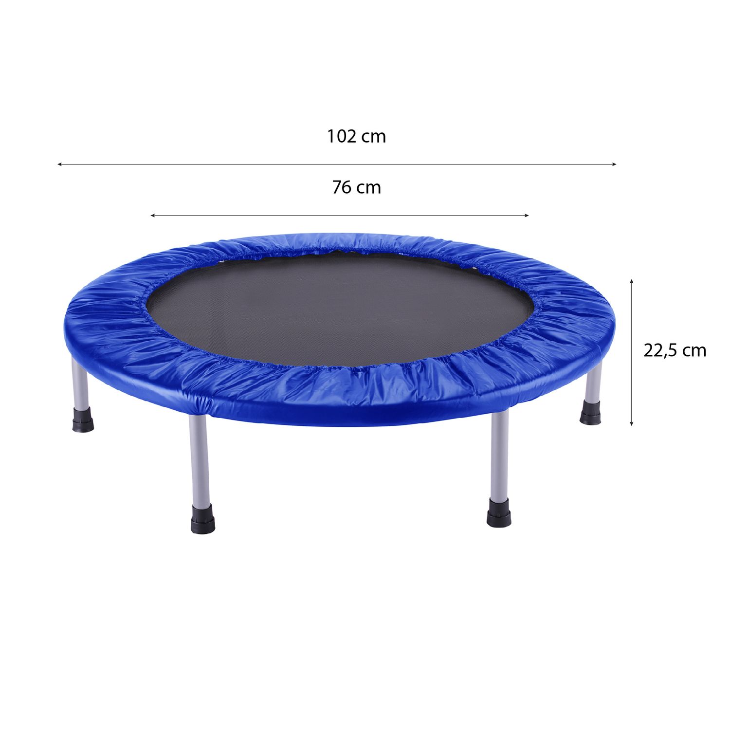 Cama Elástica Trampolín Outdoor Toys Fitness Blue Ø102x22,5 Cm