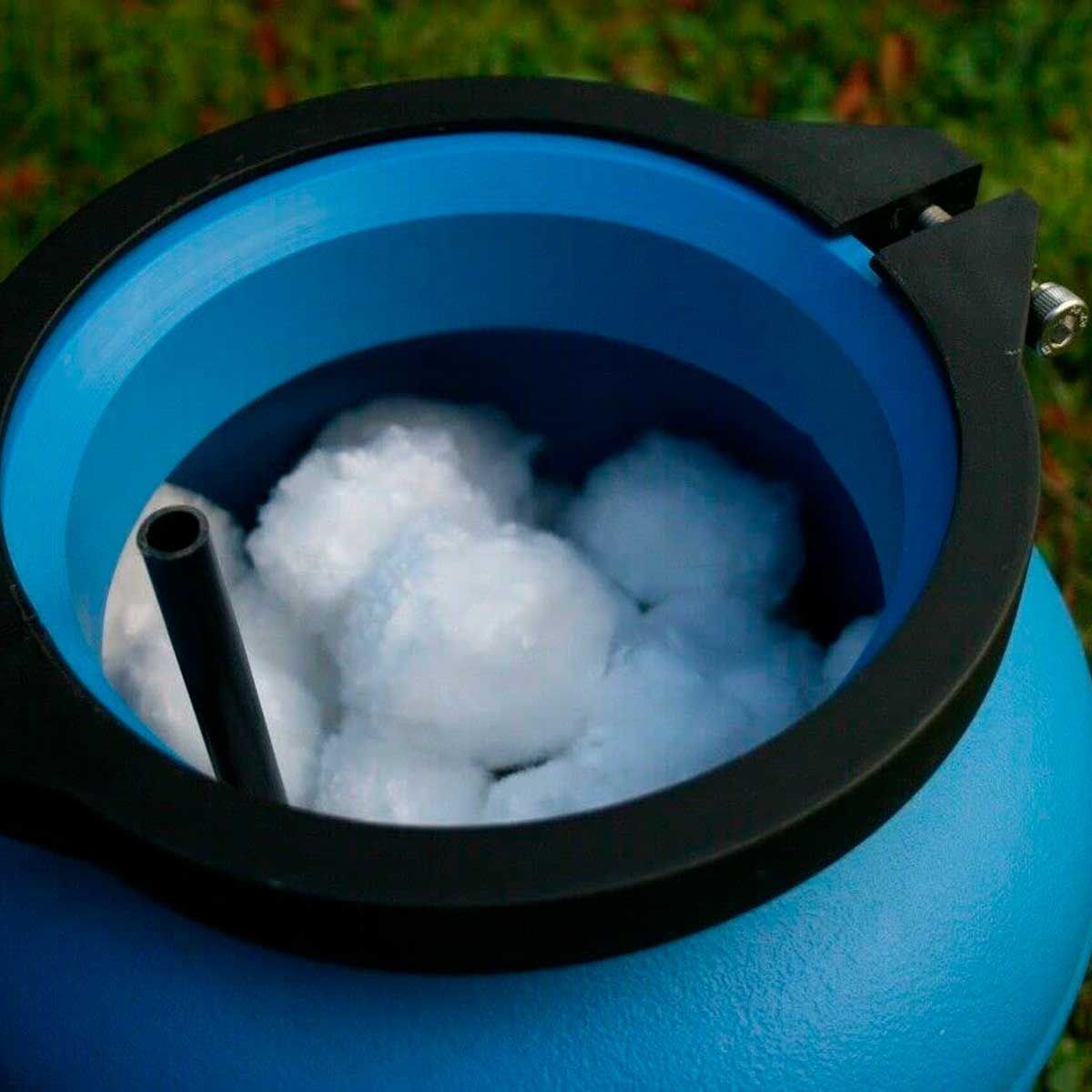 Piscina Fantasía Gre Redonda Pare Acero Blanco Ø460x120 Cm