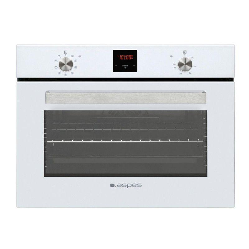 Horno Aspes Ahm9500dcb Cristal Blanco 45cm
