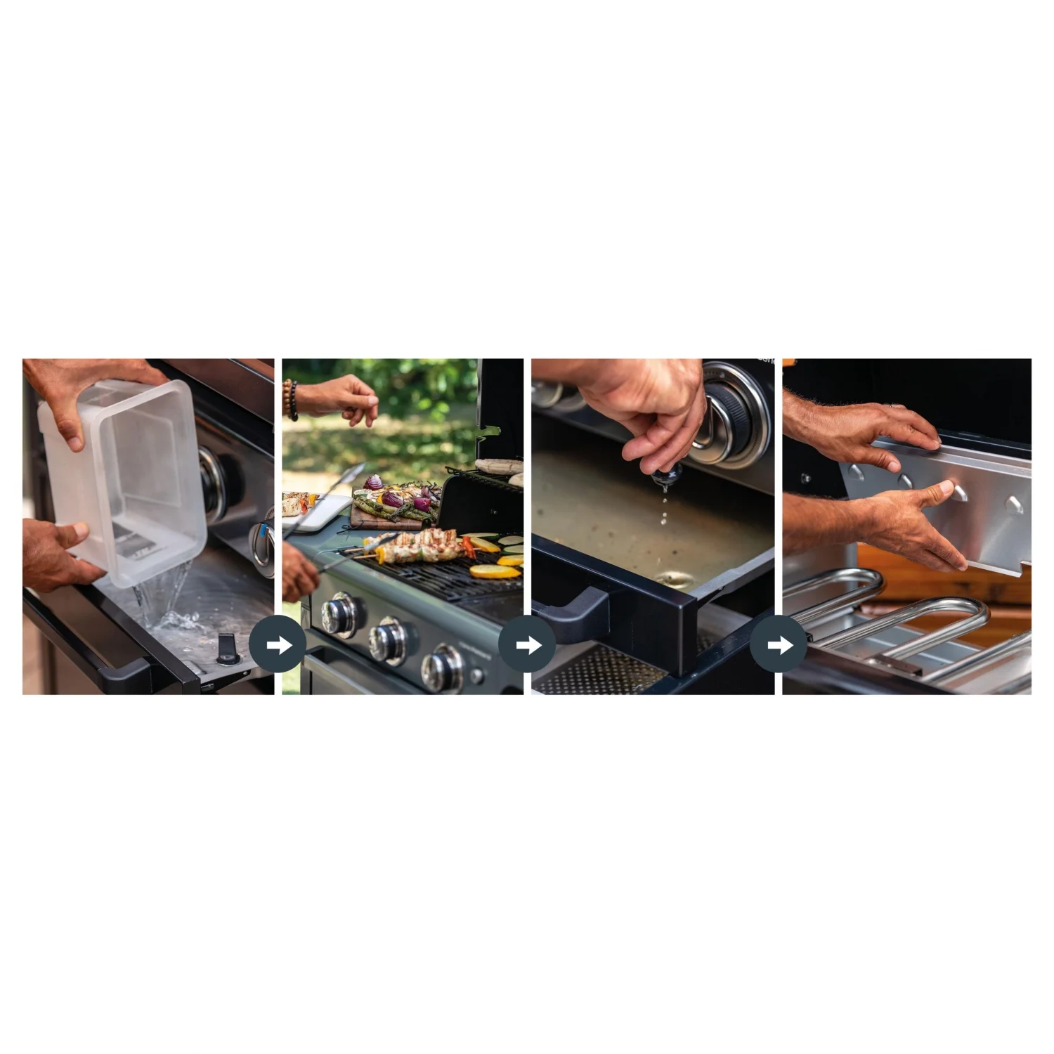 Barbacoa de Gas 4 Quemadores Series Premium S