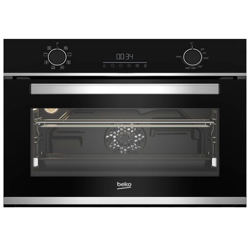 Horno Beko Bbcm13300xc Cristal Negro 45cm
