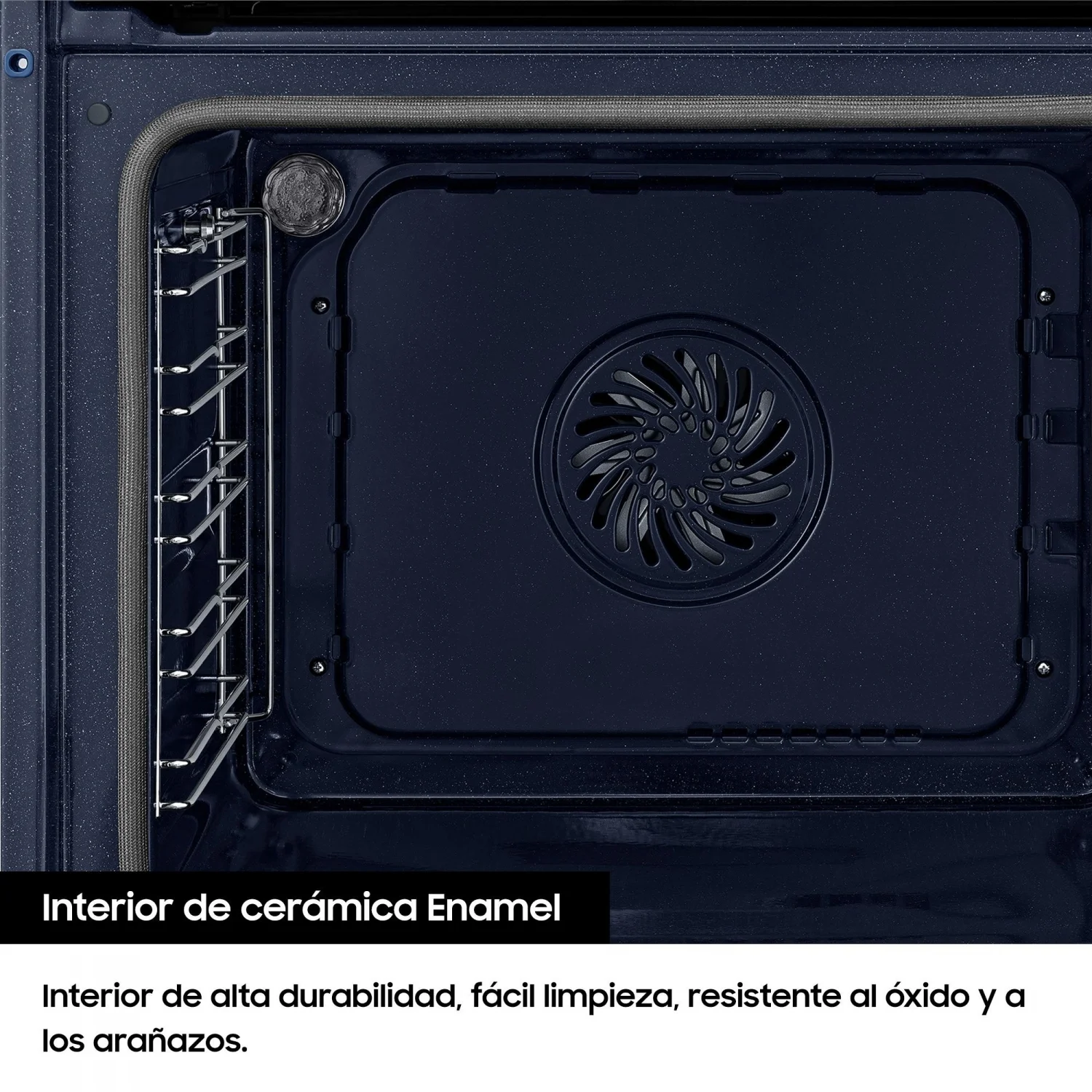 Horno Multifunción Samsung A NV68A1170BS, 1.8 kW, 68 L, Apertura Abatible, 7 Funciones de Cocción, Eficiencia A - Inox