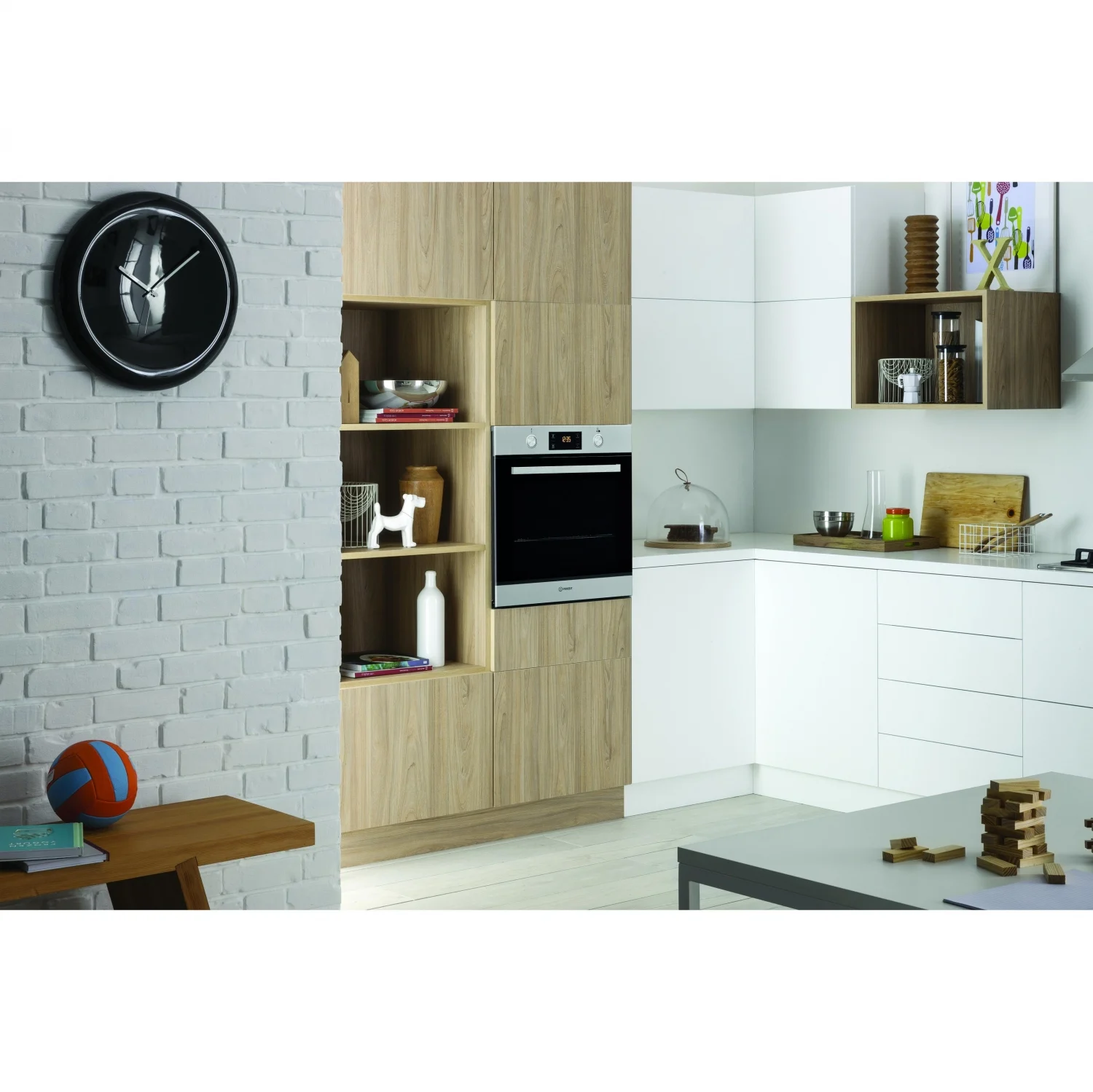 Horno Pirolítico Indesit A+ IFW6841JPIX