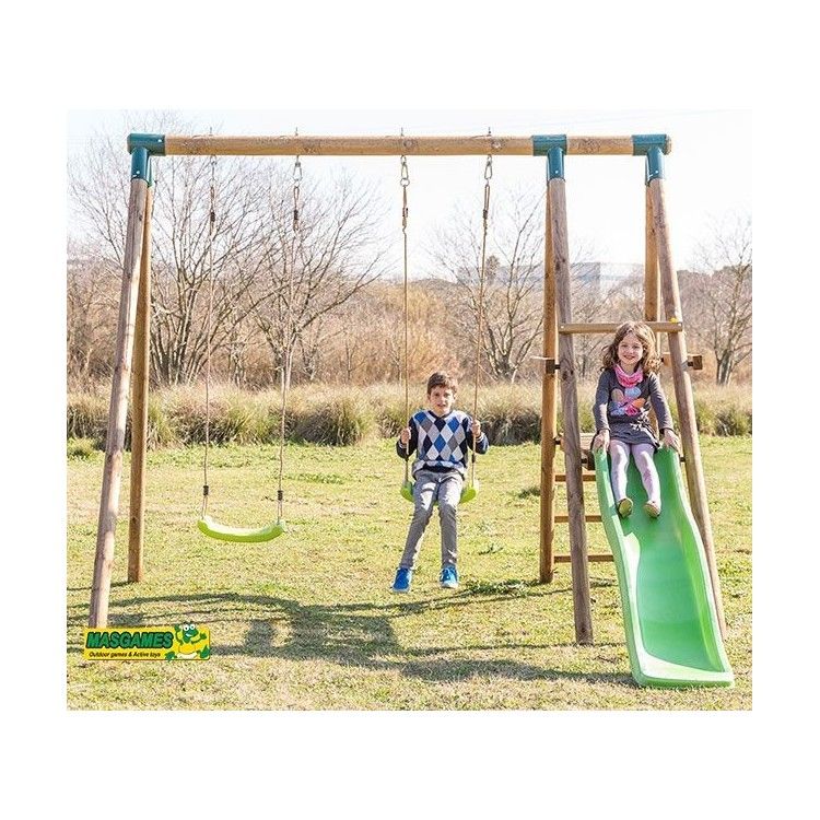 Parque Infantil Masgames Milos M Dos Asientos Planos