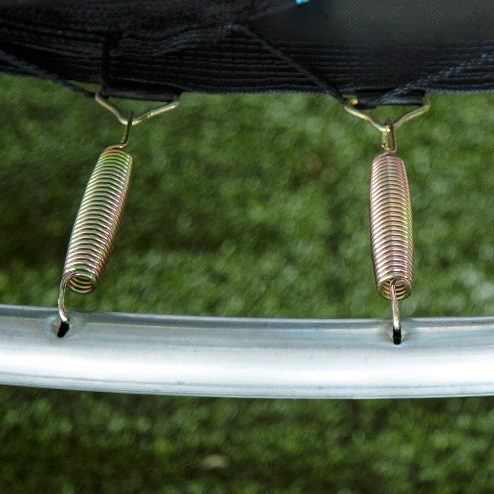 Cama Elástica Infantil Acero Máx.50 Kg - Aktive. Verde, Negro Y Azul