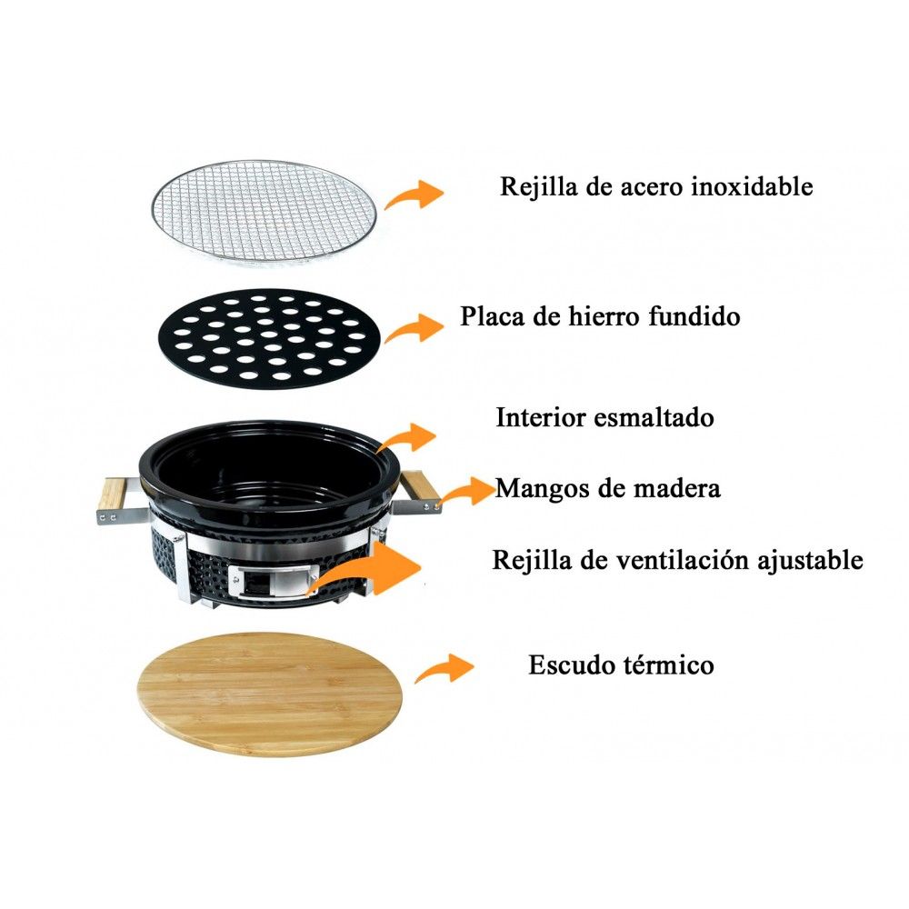 Parrilla De Mesa Tradicional Japonesa Aburi