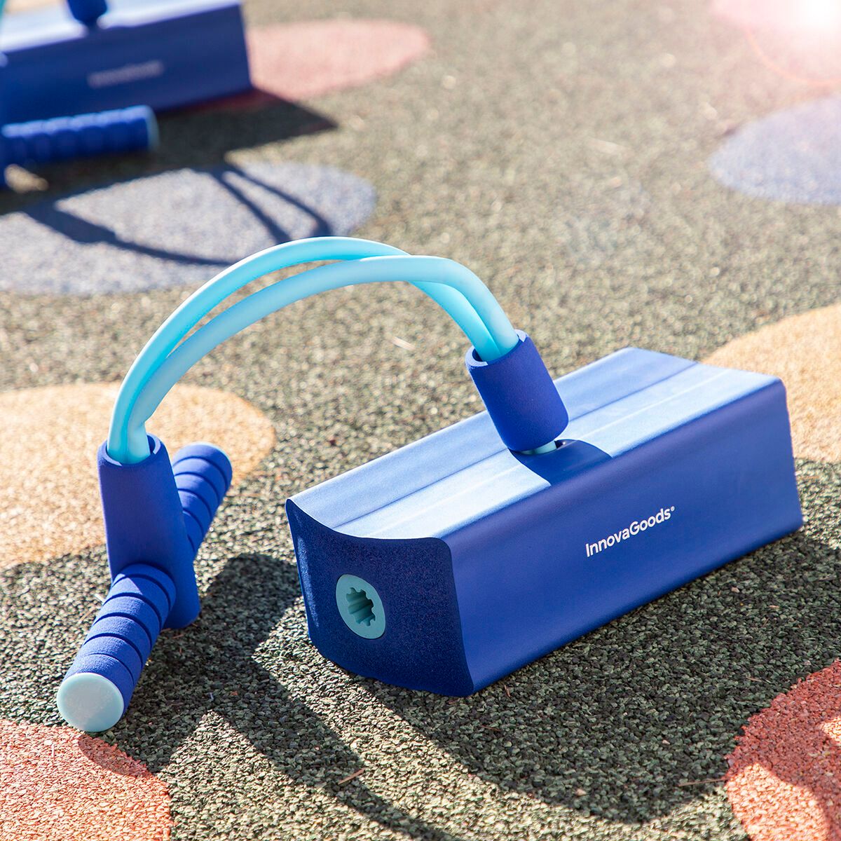 Pogo Saltarín De Goma Tpe 55 X 24 X 11 Cm - Innovagoods. Azul