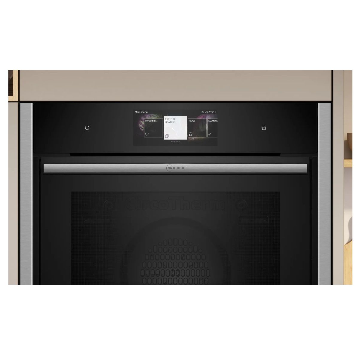 Neff Horno Combinado De Vapor Integrado 71l 60cm A+ Ecoclean Negro - B64ft33n0