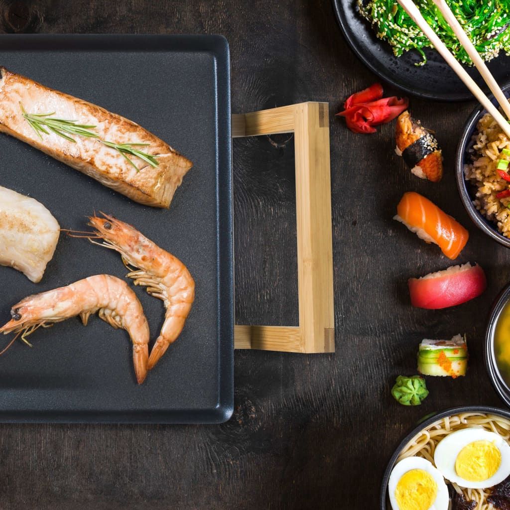 Plancha De Mesa Asia Lounge Abp604bb Bambú Xxl 90x23 Cm Bestron