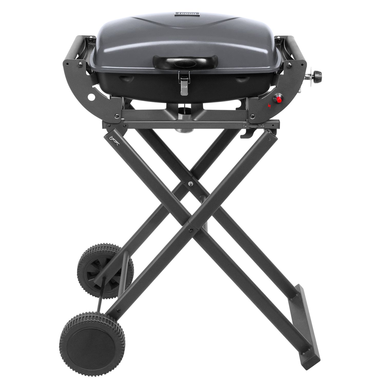 Barbacoa De Gas Plegable Portátil 3.6 Kw Ruedas Pies Estante