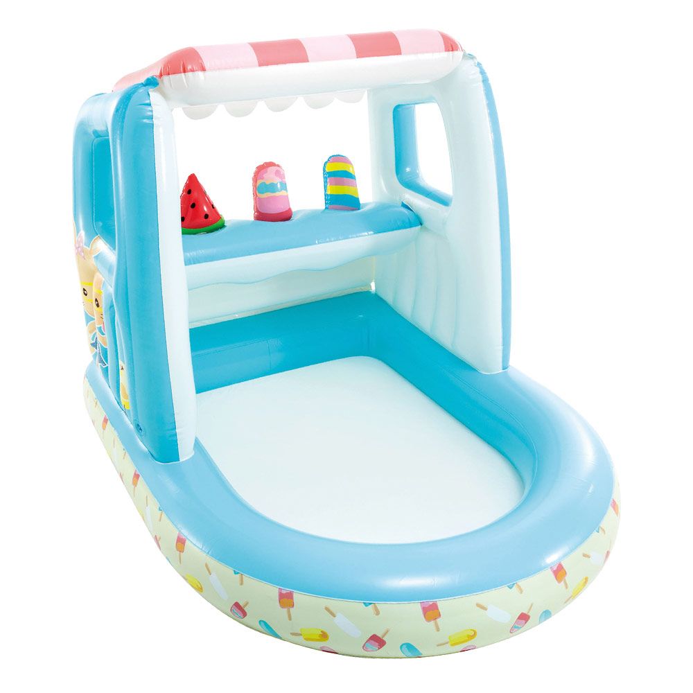 Centro De Juegos Intex Heladería Hinchable Con 3 Helados