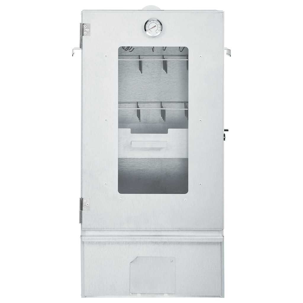 Horno Ahumador De Bbq Con Generador Humo Frío Acero Galvanizado Vidaxl