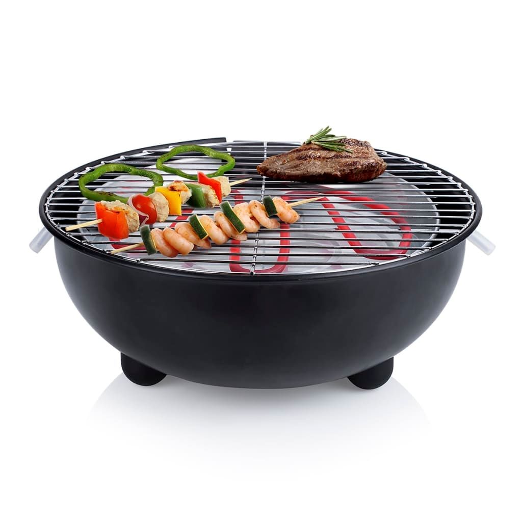Barbacoa Eléctrica De Mesa Bq-2880  1250 W 30 Cm Negra Tristar