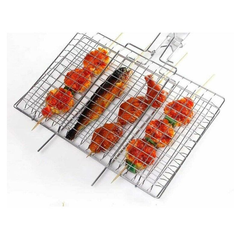 Parrilla Para Asar Comida En Barbacoa Parrillera 60x40x30cm