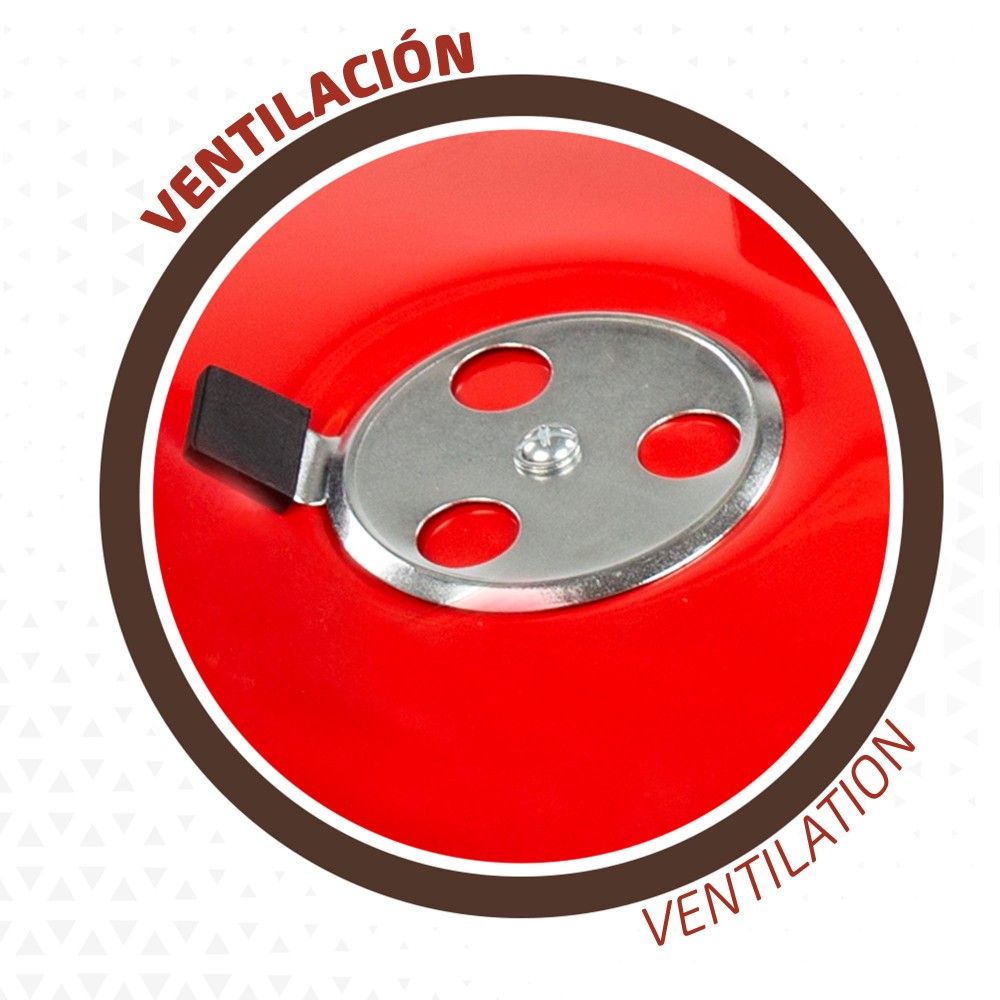 Barbacoa Redonda Con Tapa Aktive