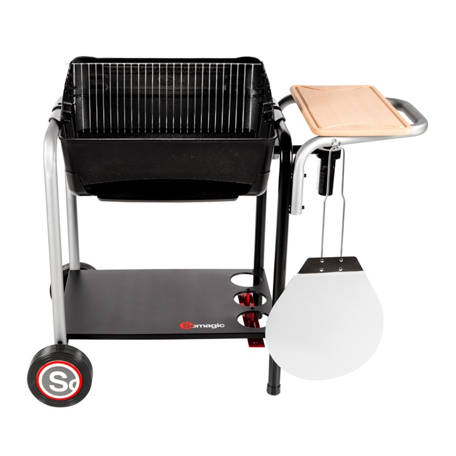 Barbacoa De Carbón Roma Con Cocción De Pizza