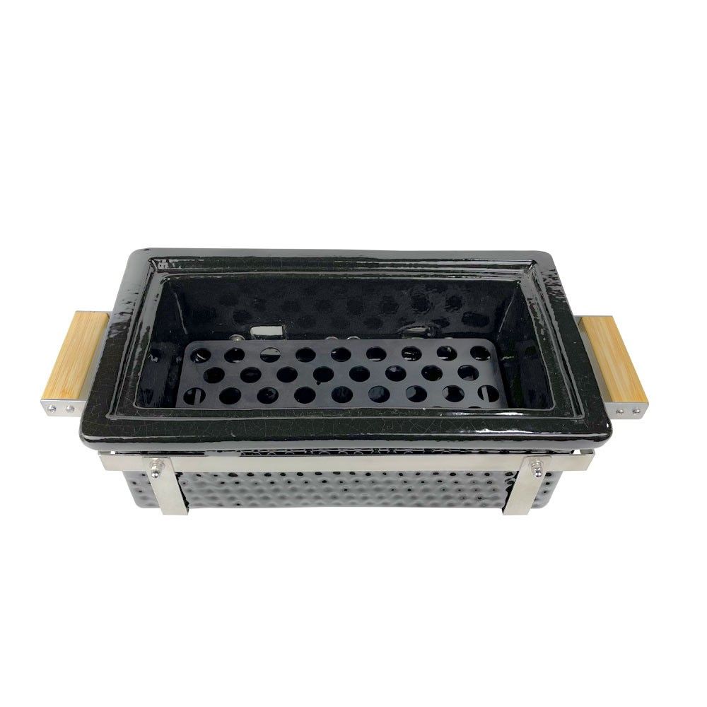 Parrilla De Mesa Rectangular Japonesa Tradicional Sumibi