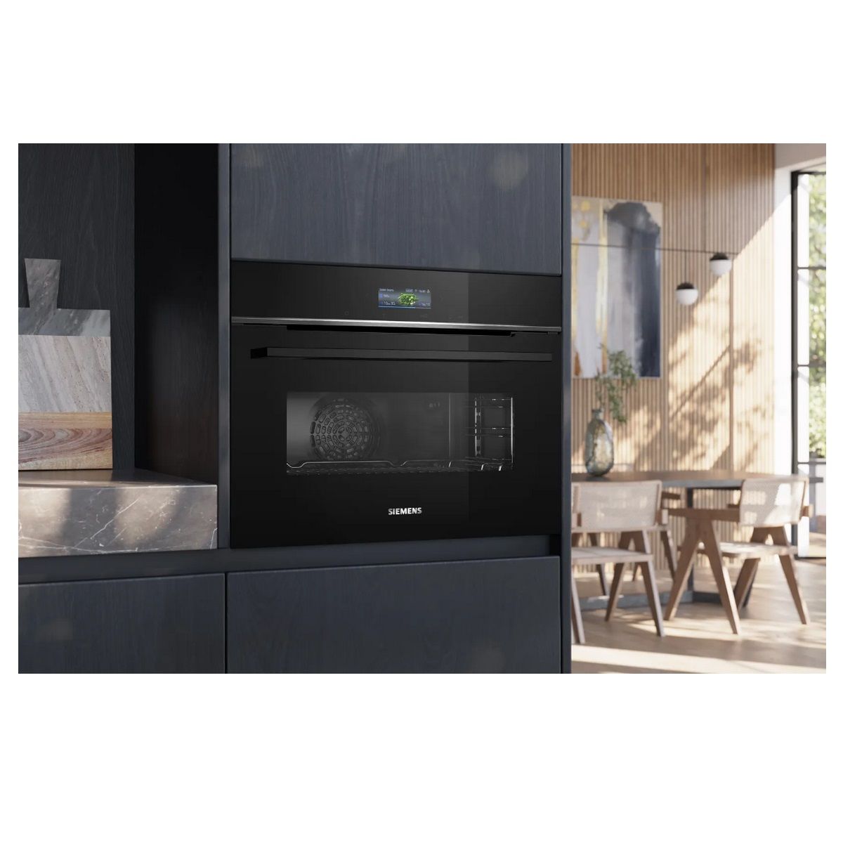 Siemens Horno Empotrable 47l 60cm A+ Pirólisis Negro - Cb774g1b1