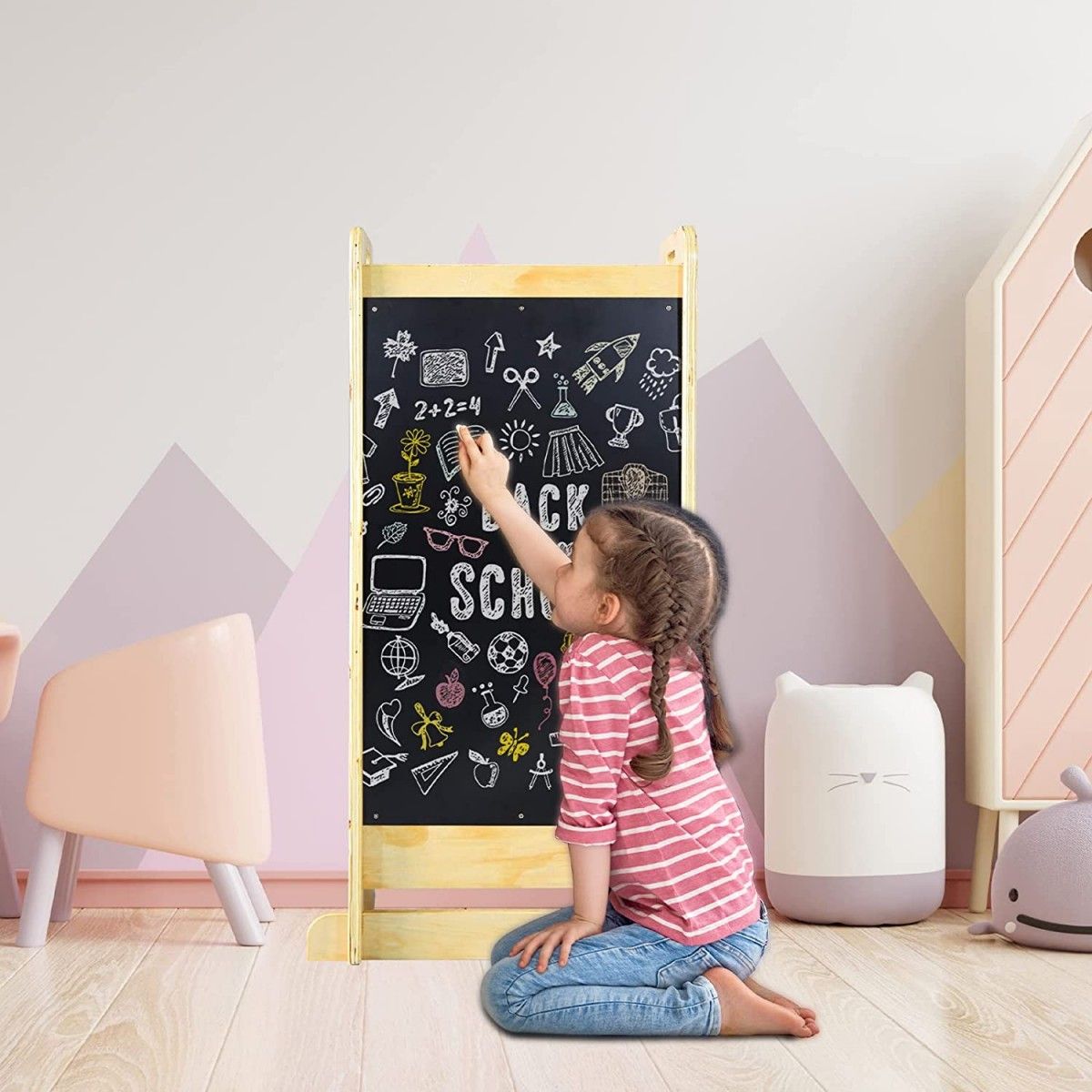 Torre De Aprendizaje Montessori De Madera Natural Camel - Juegos Y Juguetes Infantiles Para Niños