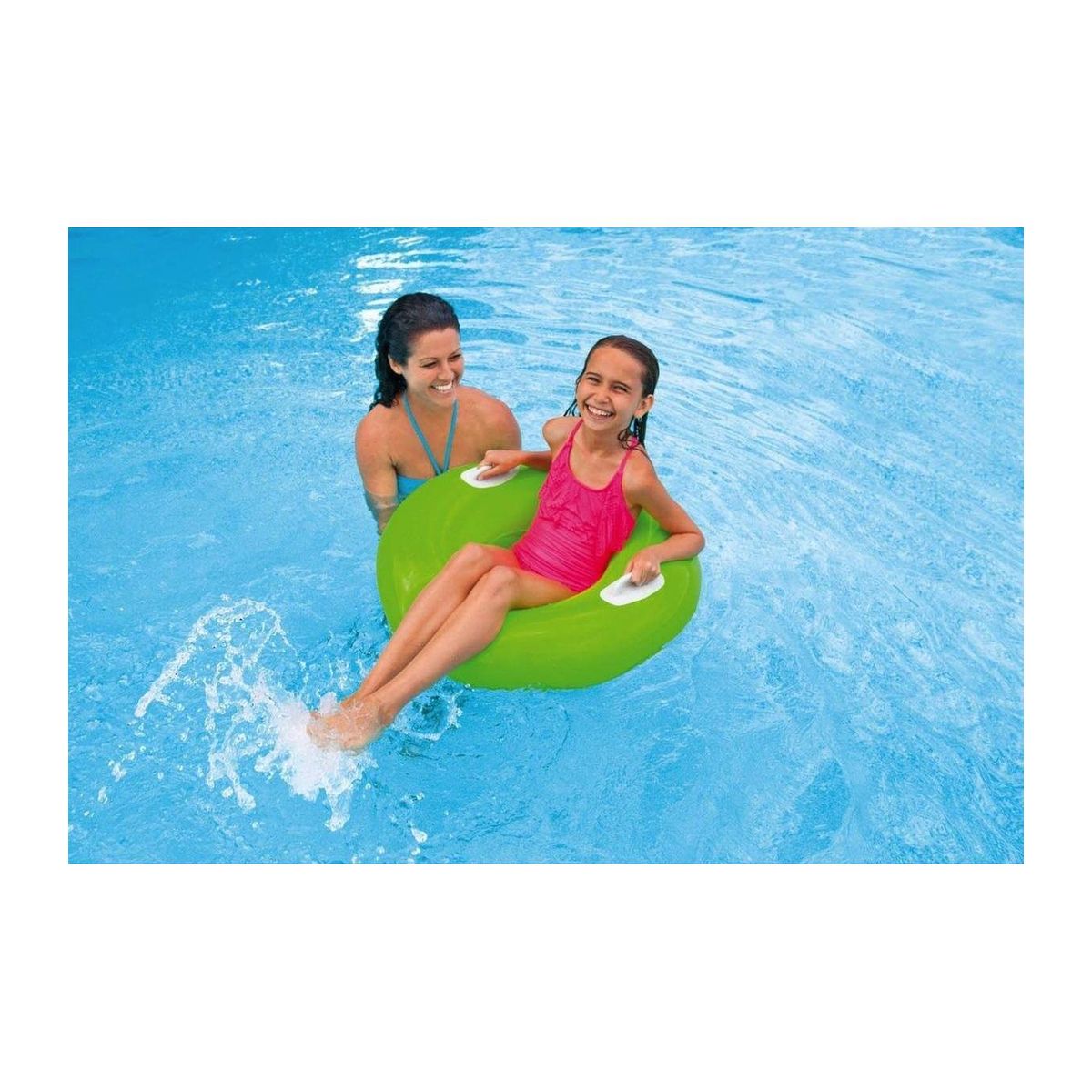 Flotador Rueda Hinchable Intex Con Asa 76 Cm Colores Surtidos - Intex