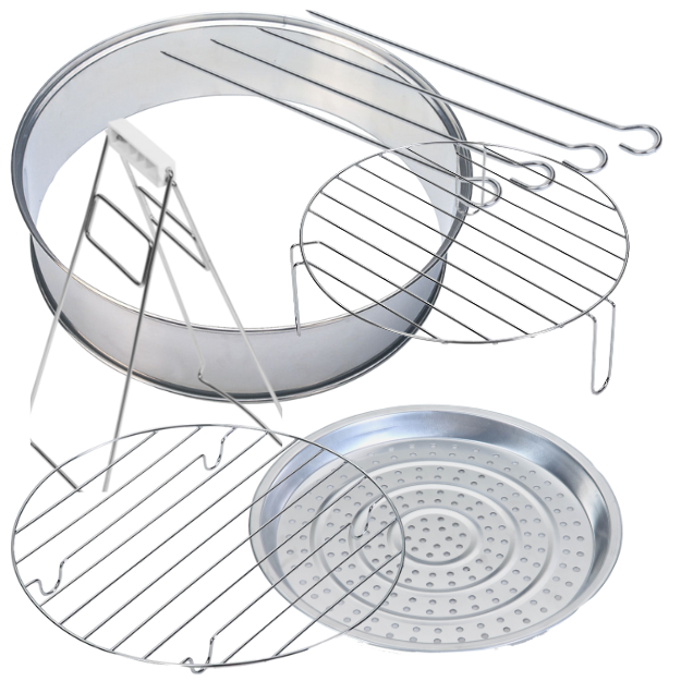 Horno De Convección Halógeno 1400 W Con Aro Extensor Y Accesorios