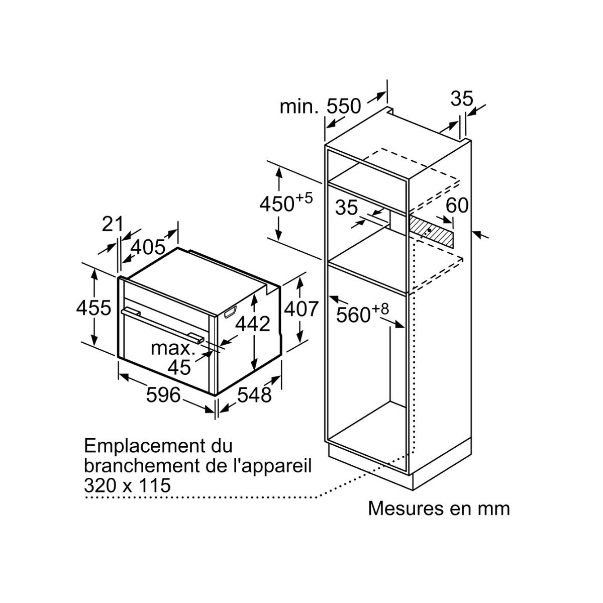 Neff Horno Combinado De Vapor Integrado 47l 60cm A+ Ecoclean Negro - C24fs31n0