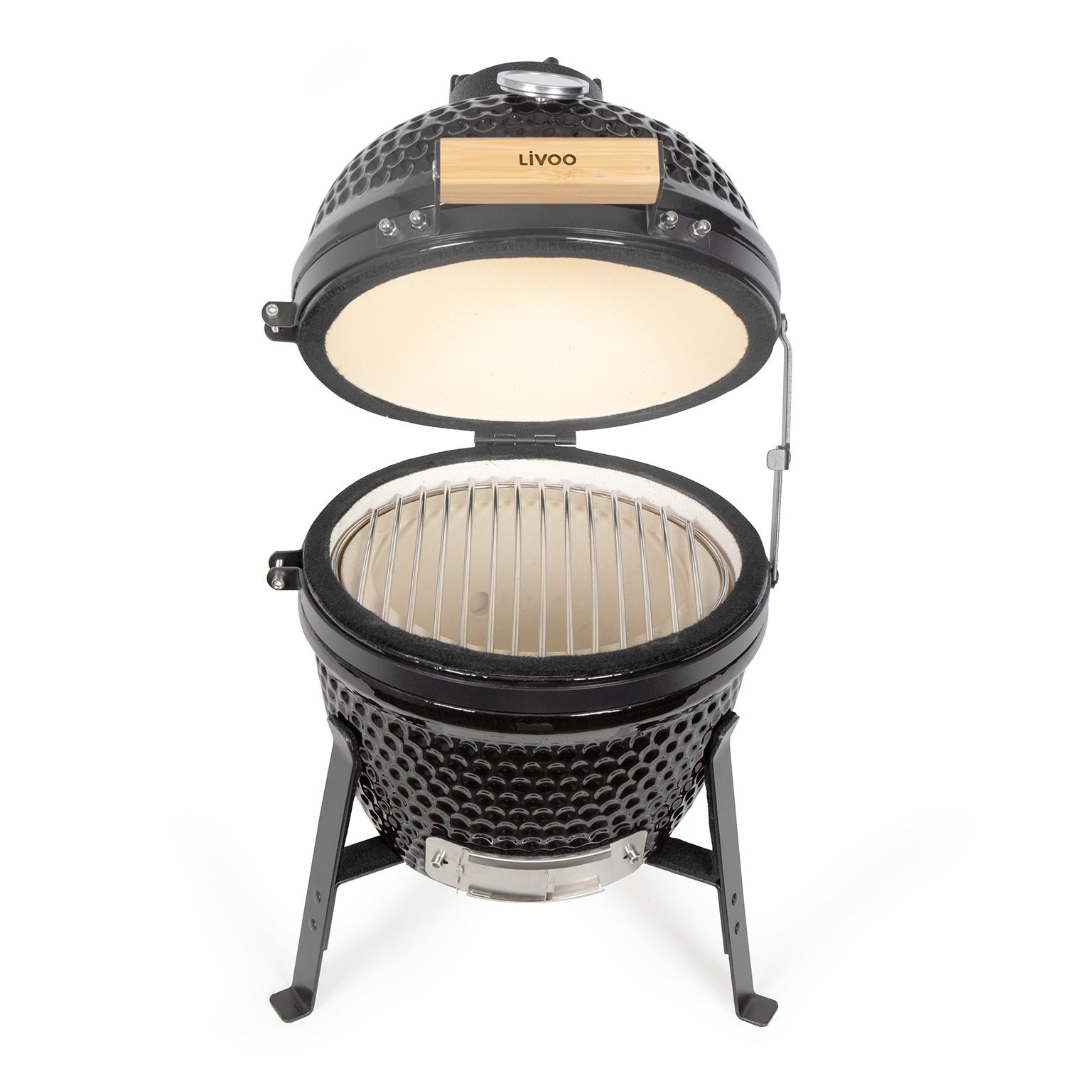 Livoo Barbacoa De Carbón De Cerámica De 27 Cm. - Doc283