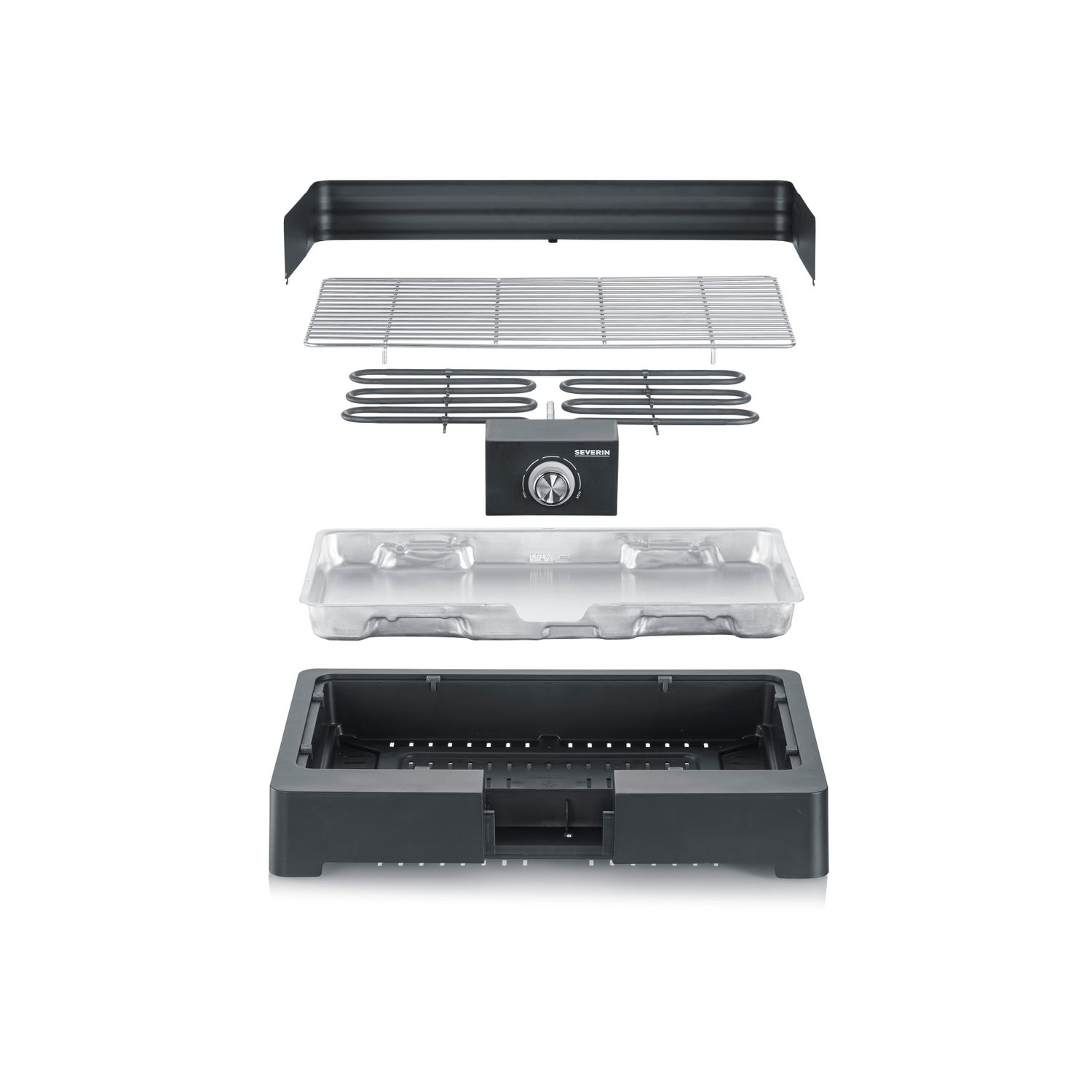 Barbacoa De Mesa Negro 2200 W Pg 8565 Severin