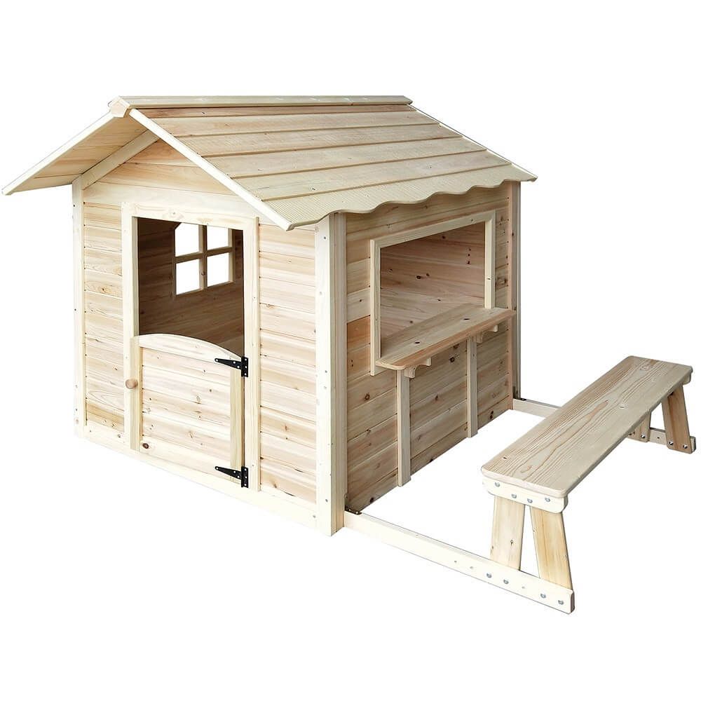 Caseta Jardín Infantil Home Deluxe Der Grosse Palast 118,2  X 138  X 132,5 Cm - Naturaleza