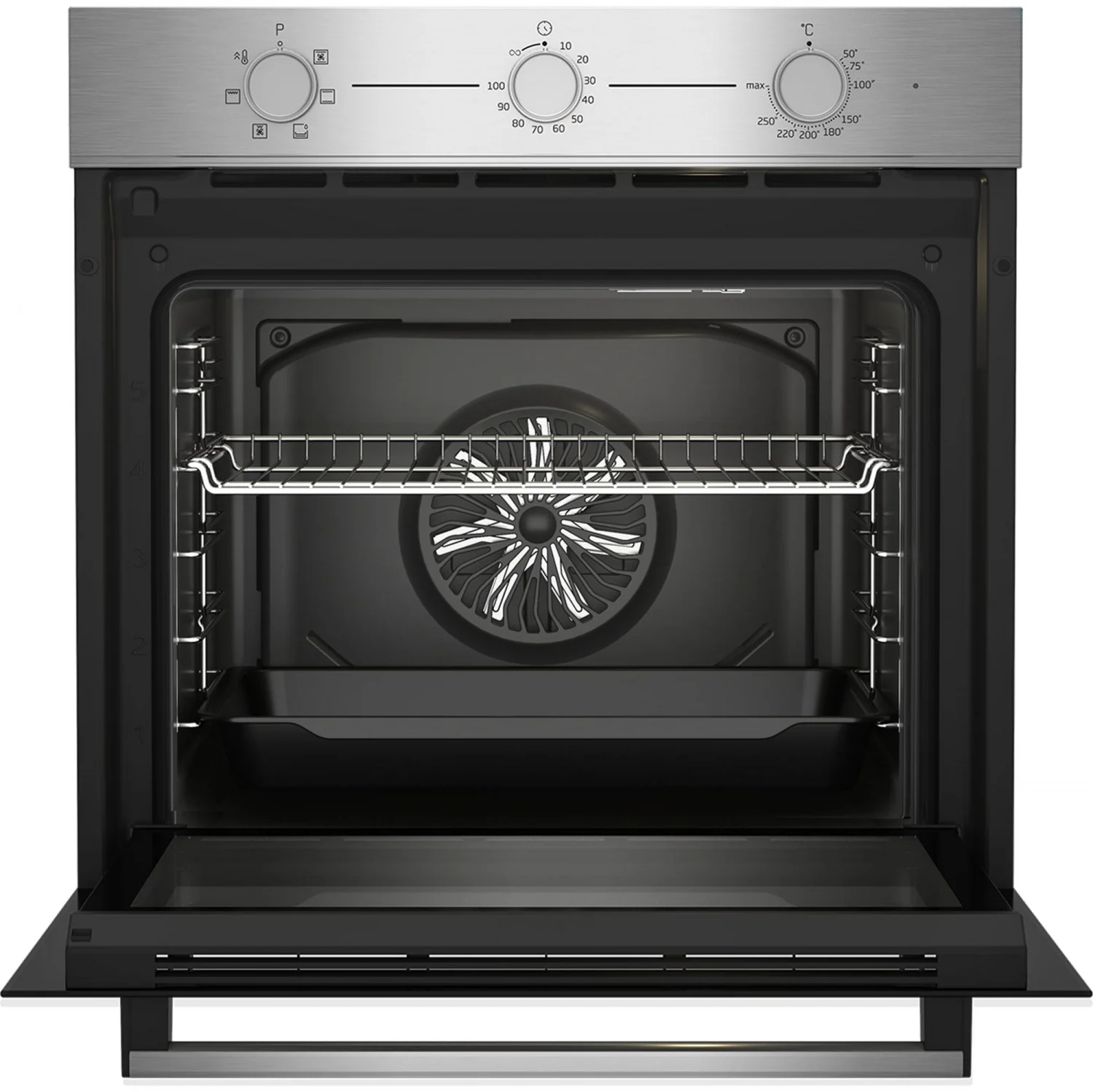 Conjunto de Horno y Placa Vitrocerámica Beko BBSE12122XD